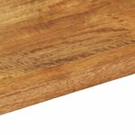 vidaXL Dessus de table 50x50x3 8 cm carré bois massif manguier