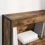 vidaXL Bibliothèque Chêne Fumé 80 x 30 x 155 cm Bois d'ingénierie