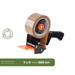 Pack and Move - Kit Complet Emballage et Déménagement - Ruban Adhésif Offert - Dévidoir  Ruban adhésif  Cutter  Marqueur