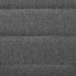 vidaXL Chaises à manger lot de 4 gris clair tissu