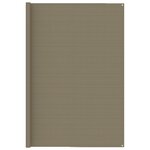 vidaXL Tapis de tente 300x400 cm Taupe