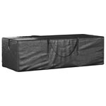 vidaXL Sacs de rangement pour coussins de jardin 2 Pièces noir