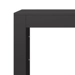 vidaXL Portant de bois de chauffage noir 60x40x60 cm acier
