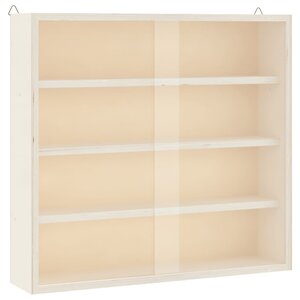 vidaXL Vitrine de collection en bois avec portes 40x8 5x37cm