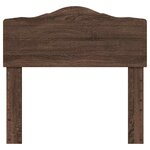 vidaXL Tête de lit Chêne brun 100 cm Bois d'ingénierie