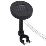 vidaXL Tonnelle avec moustiquaire et lumières LED 4x3x2 73m Anthracite