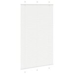 vidaXL Store plissé blanc 115x200cm largeur du tissu 114 4cm polyester