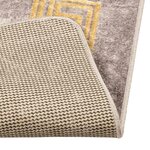 vidaXL Coureur de Tapis MARSA Gris 50 x 400 cm Polyester et PVC