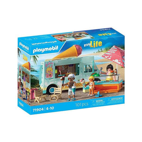 PLAYMOBIL 71904 - Camion vendeur de glaces & 3 personnages