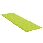 vidaXL Coussin de chaise longue vert vif 200x60x3 cm tissu oxford