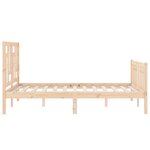 vidaXL Cadre de lit sans matelas 120x200 cm bois de pin massif