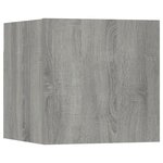 vidaXL Ensemble de meubles TV 8 Pièces Sonoma gris Bois d'ingénierie