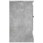 vidaXL Buffet Gris béton 100x35 5x60 cm Bois d'ingénierie