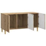 vidaXL Meuble TV 99 x 34 5 x 50 cm Chêne artisanal Bois d'ingénierie