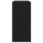 Buffet vidaXL Noir Chêne 33x80x70 cm Bois reconstitué