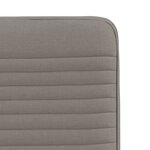 vidaXL Chaises à manger lot de 6 taupe tissu