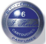 Boîte de 6 cartouches d'encre standard Bleu pervenche HERBIN
