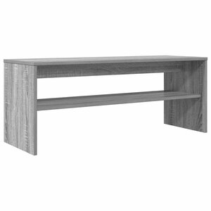 vidaXL Meuble TV Gris Sonoma 100 x 35 x 40 cm Bois d'ingénierie