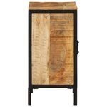 vidaXL Armoire de salle de bain 40x30x60cm bois massif manguier et fer