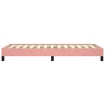 vidaXL Cadre de lit Rose 90x200 cm Velours