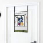 vidaXL Miroir de porte Noir 40x60 cm Verre et aluminium