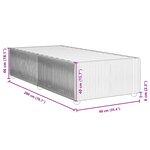 vidaXL Cadre de lit sans matelas bleu 90x200 cm velours