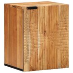 vidaXL Cabinet suspendu de salle de bain Marron 38 x 33.5 x 48 cm
