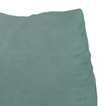 vidaXL Coussin de Dos Vert Mer 45 x 20 x 35 cm Tissu en velours côtelé