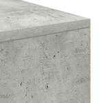 vidaXL Bureau Gris béton 102 x 50 x 75 cm Bois d'ingénierie