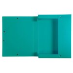 Boite De Classement Exabox Dos 40mm Polypropylène 7/10e Opak - A4 - Vert Foncé - X 8 - Exacompta