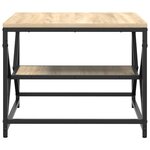 vidaXL Table basse Chêne sonoma 51 x 50 x 40 cm