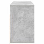 vidaXL Basboard avec tiroir Gris béton 87 x 27 5 x 43 cm