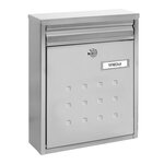 Boîte aux Lettres en Acier Inoxydable  Dime V1327  Regroupable  Fond Étroit  Inox