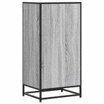 vidaXL Étagère à chaussures sonoma gris 48x38x97 5 cm bois ingénierie