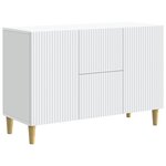 vidaXL Buffet Blanc 89 x 34 5 x 60 cm Bois d'ingénierie