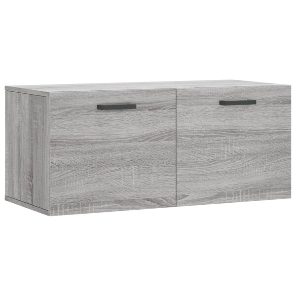 vidaXL Armoire murale sonoma gris 80x36 5x35 cm bois d'ingénierie