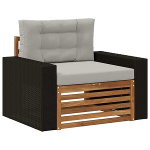 vidaXL Sofa de milieu extérieur Naturel