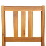 Chaises de jardin pliantes vidaXL 6 Pièces 36x46x86 cm Bois massif d'acacia