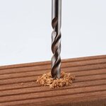 Wolfcraft jeu de forets à bois 6 pièces professional 3-10 mm 7120000