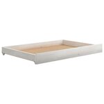 vidaXL Tiroirs de lit 2 Pièces Blanc Bois de pin massif
