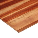 vidaXL Dessus de table bois massif d'acacia 15-16 mm 80x80 cm
