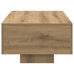 vidaXL Table basse chêne artisanal 100x49 5x31 cm bois d'ingénierie