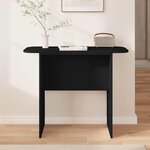 vidaXL Table console Noir 93 x 40 x 75 cm Bois d'ingénierie