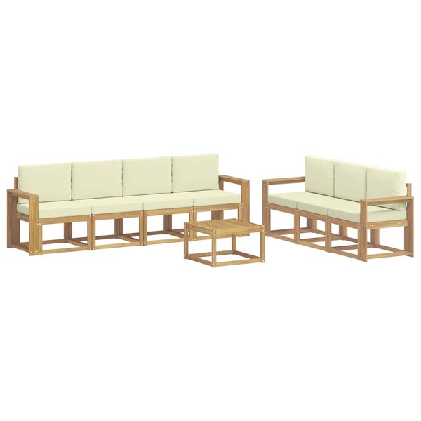 vidaXL Ensemble de canapés d'extérieur 7 pc