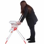 Safety 1st chaise haute pliante keeny red lines blanc 2766260000