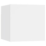 vidaXL Ensemble de meuble TV 5 Pièces Blanc Bois d'ingénierie