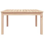 vidaXL Table de jardin 82 5x82 5x45 cm bois massif de pin