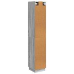 vidaXL Ensemble de Meubles 2 Pièces Sonoma gris Bois d'ingénierie
