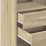 vidaXL Buffet haut chêne sonoma 45x42 5x124 cm bois d'ingénierie