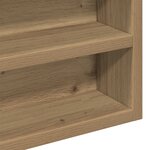 vidaXL Vitrine Cabinet Artisan Chêne 60x8 5x58 cm Bois d'ingénierie